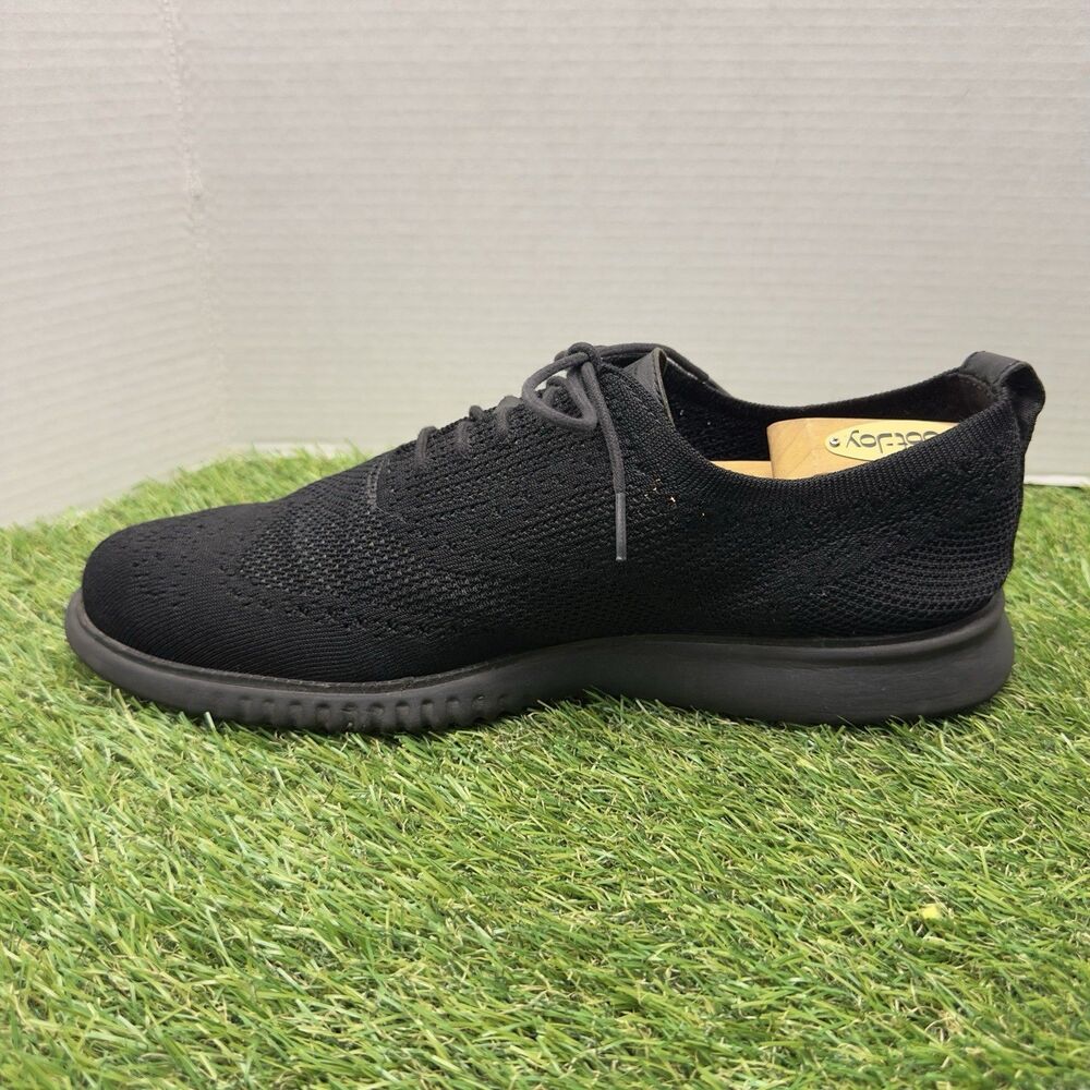 Cole Haan 2.Zerogrand Men's Size 11 Black Stitchlite Wingtip Oxford Shoes C28527 - Picture 4 of 13
